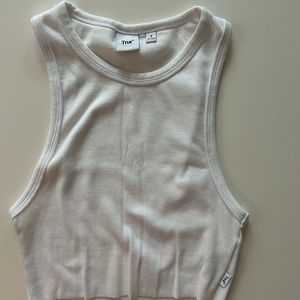 Aritzia homestretch cropped tank and white size small